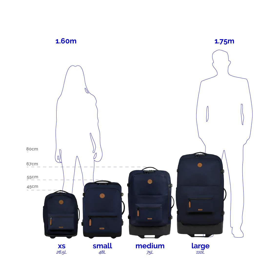 Valise souple 2 roues small Askim