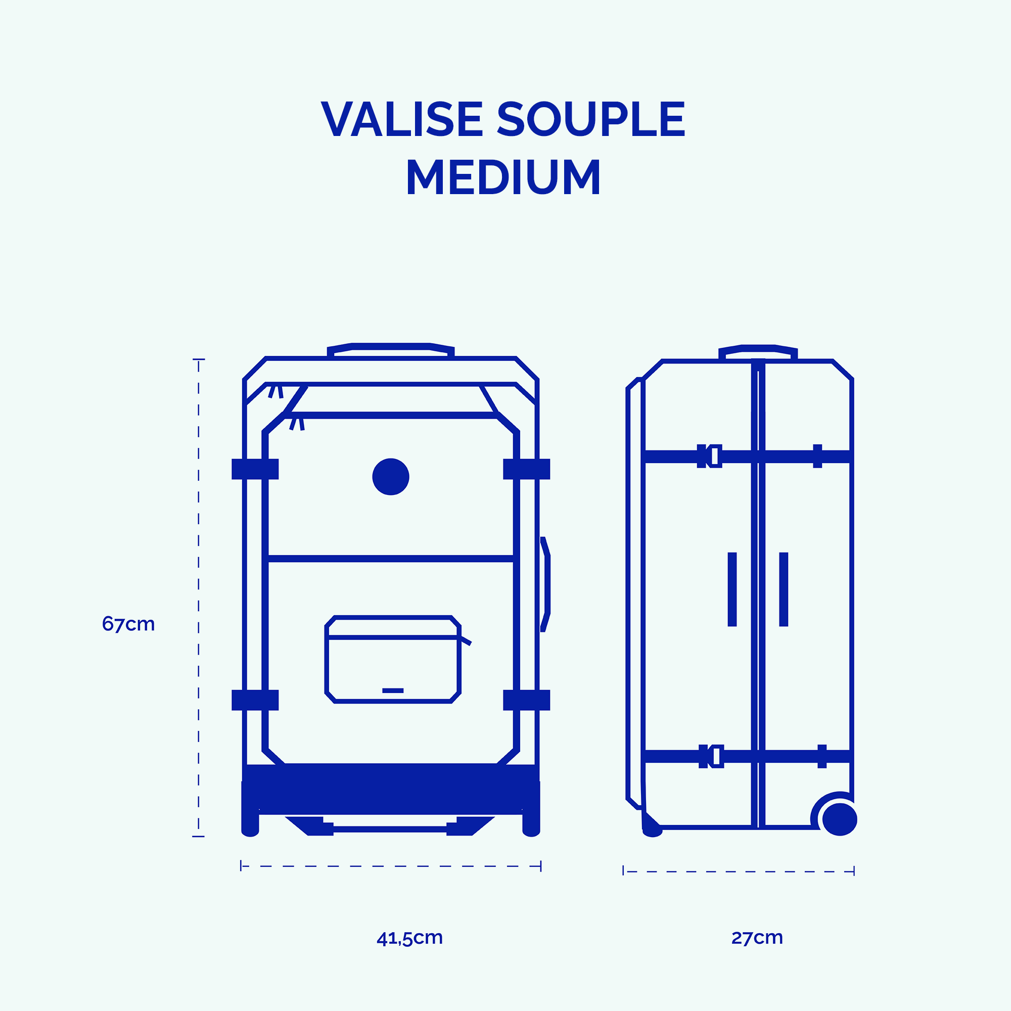 Set de 3 valises Berlin